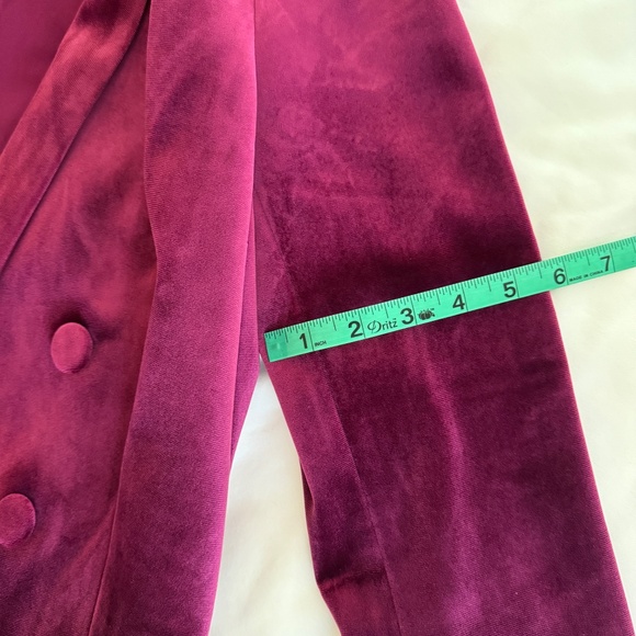 Express Magenta Pink Velvet Blazer - Picture 15 of 15